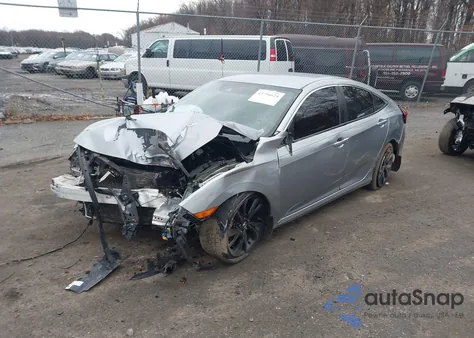 2020 Honda Civic Sport из США, поврежденный, VIN 2HGFC2E85LH538853